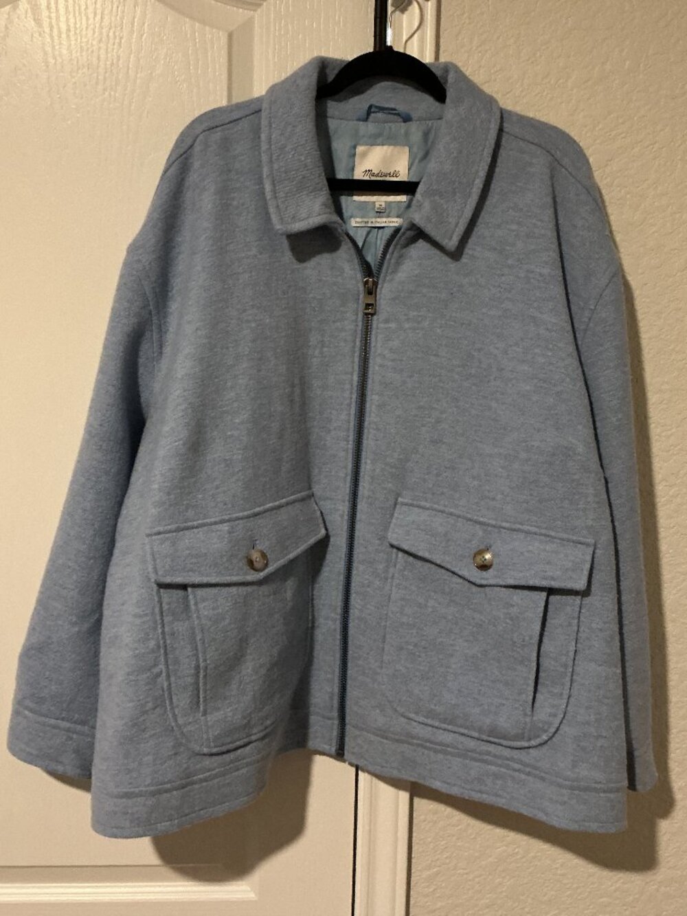 💙 Madewell Brushed Crop Shirt Jacket 💙 Size 3X